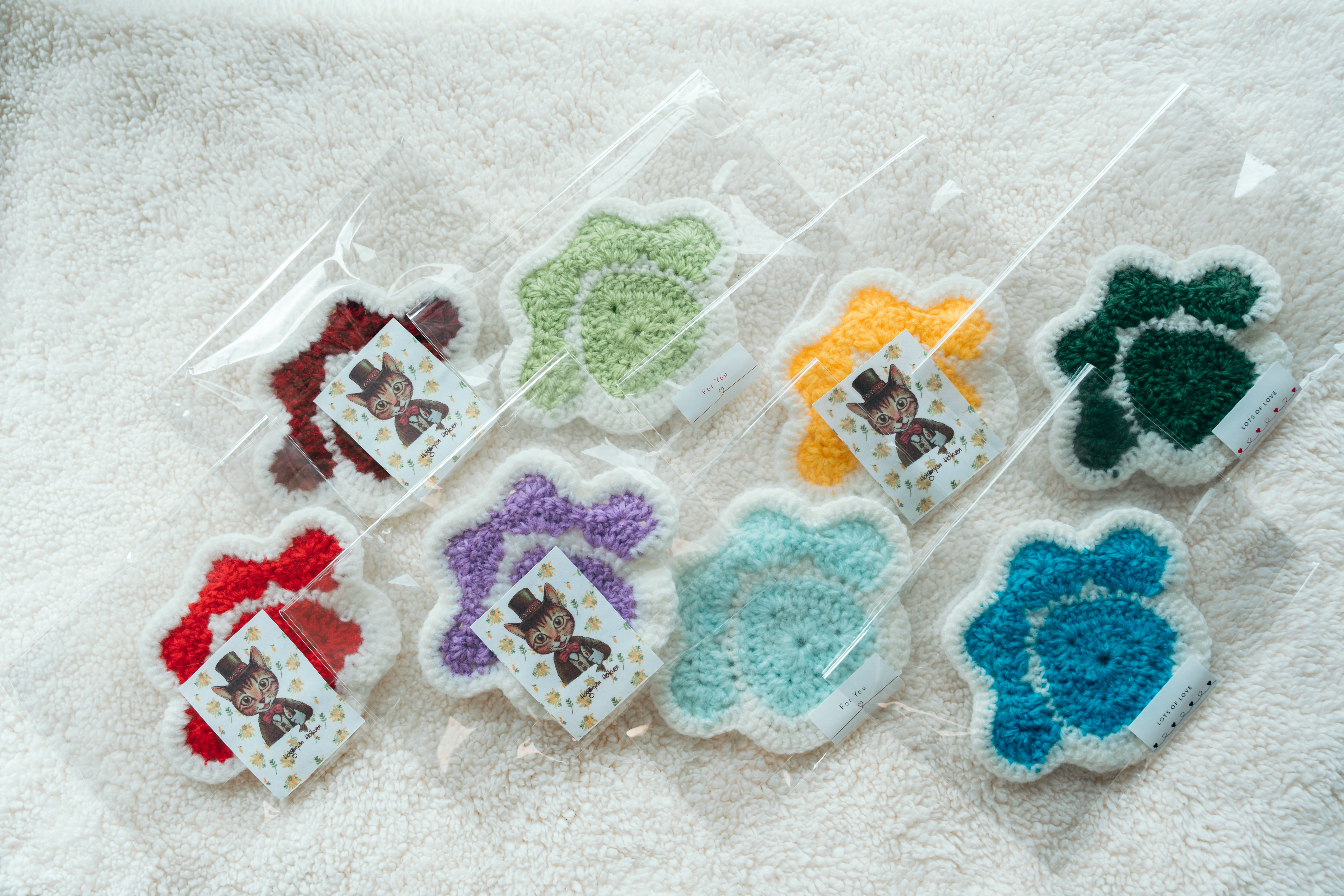 肉球コースター 袋入り